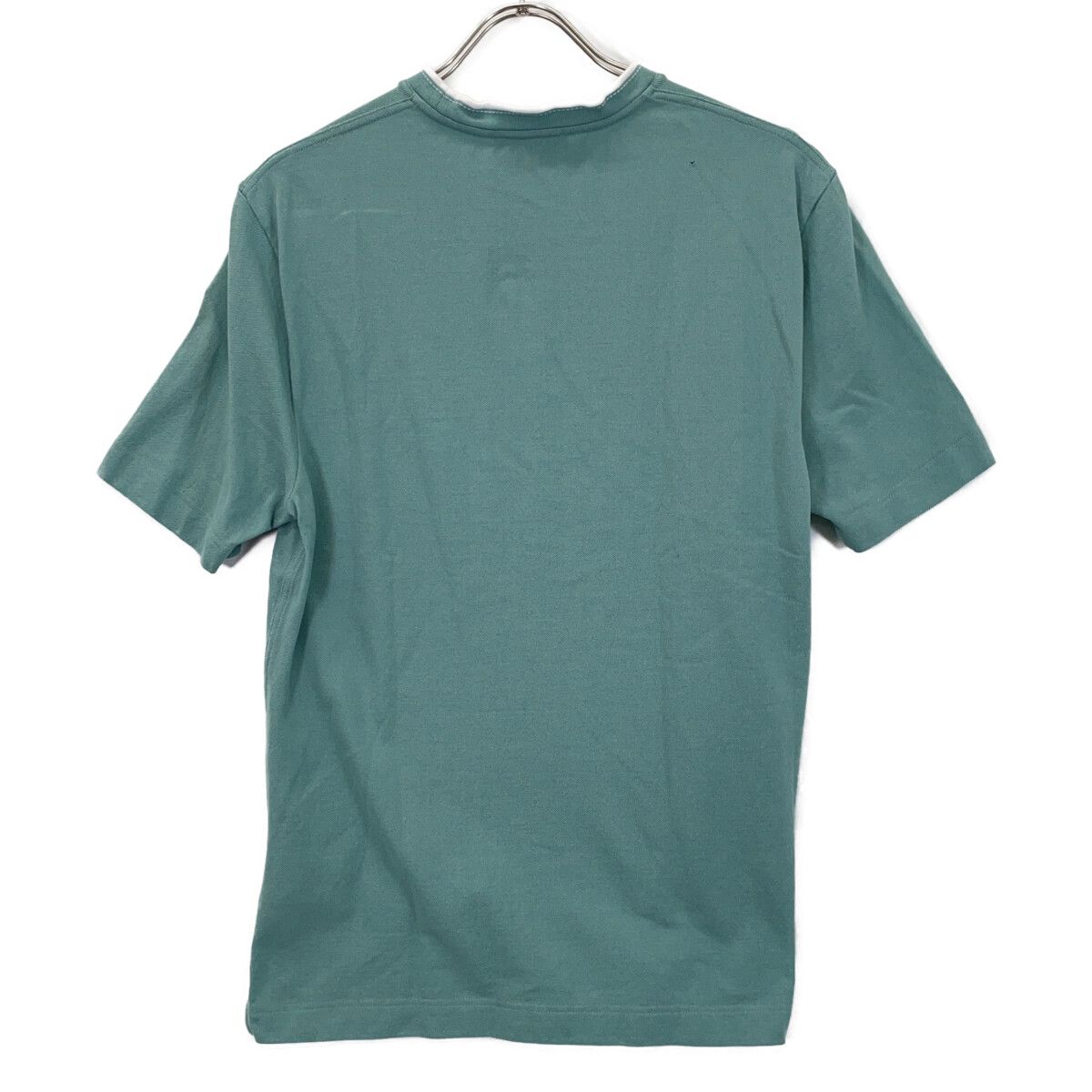 Hermes Light Blue Embroidery Short Sleeve T-Shirt XS — view 2
