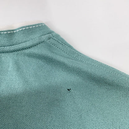Hermes Light Blue Embroidery Short Sleeve T-Shirt XS — view 7