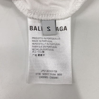 Balenciaga White Shifted T-Shirt — view 4