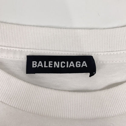 Balenciaga White Shifted T-Shirt — view 3