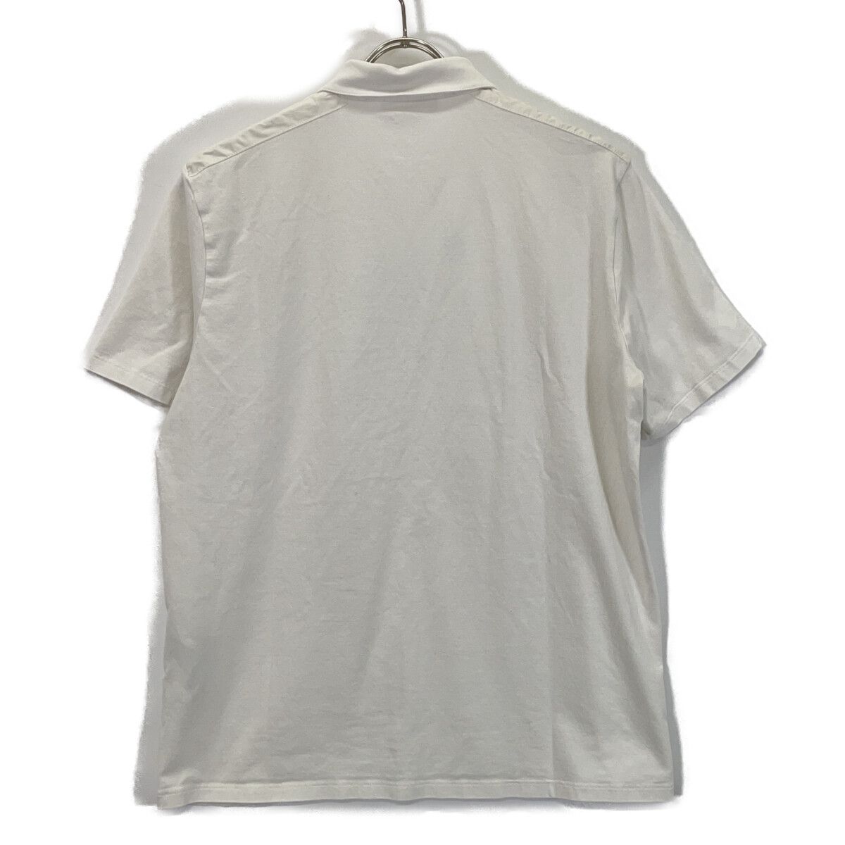 Prada 710 White Pocket Logo Polo — view 2