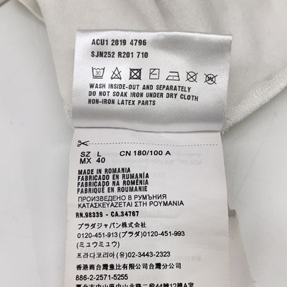 Prada 710 White Pocket Logo Polo — view 5