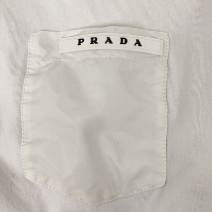 Prada 710 White Pocket Logo Polo — view 7
