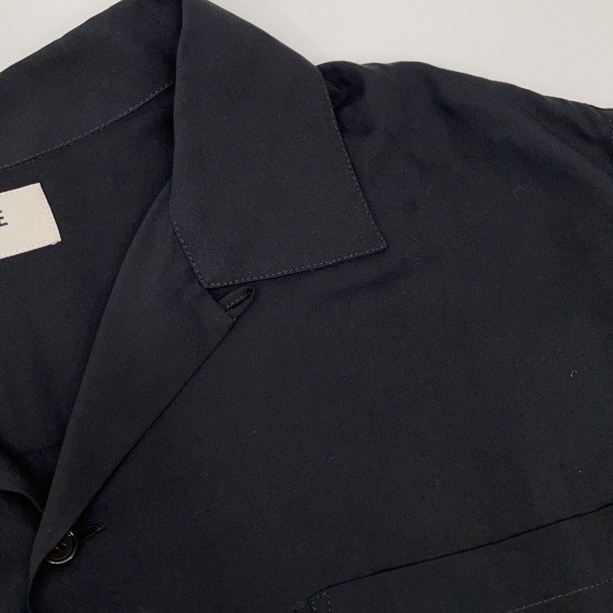 Celine Black Back Logo Short Sleeve Shirt 39 — view 8
