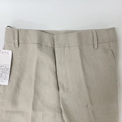 Max Mara S Maxmara Linen Pleated Wide Straight Pants 42 — view 5