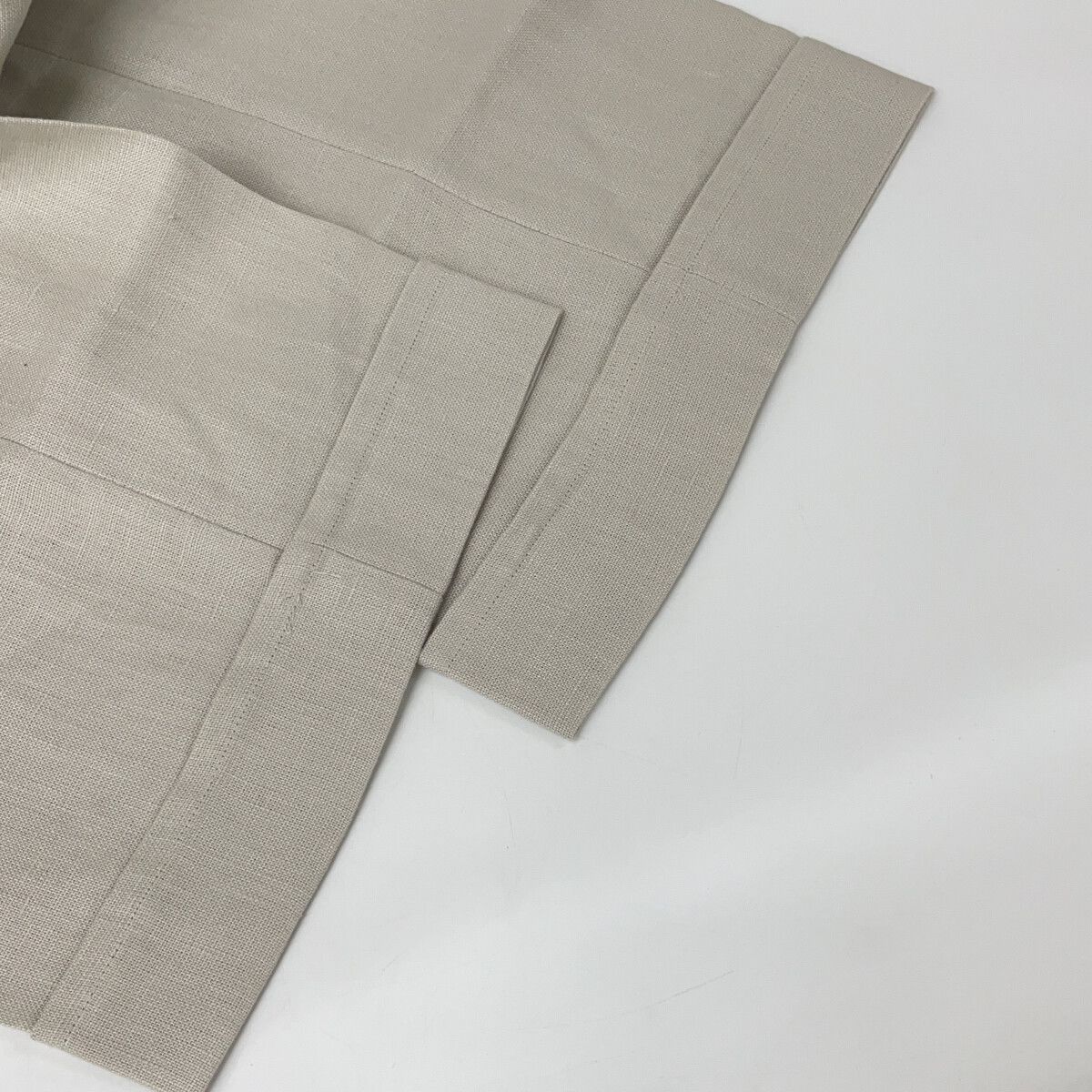 Max Mara S Maxmara Linen Pleated Wide Straight Pants 42 — view 6