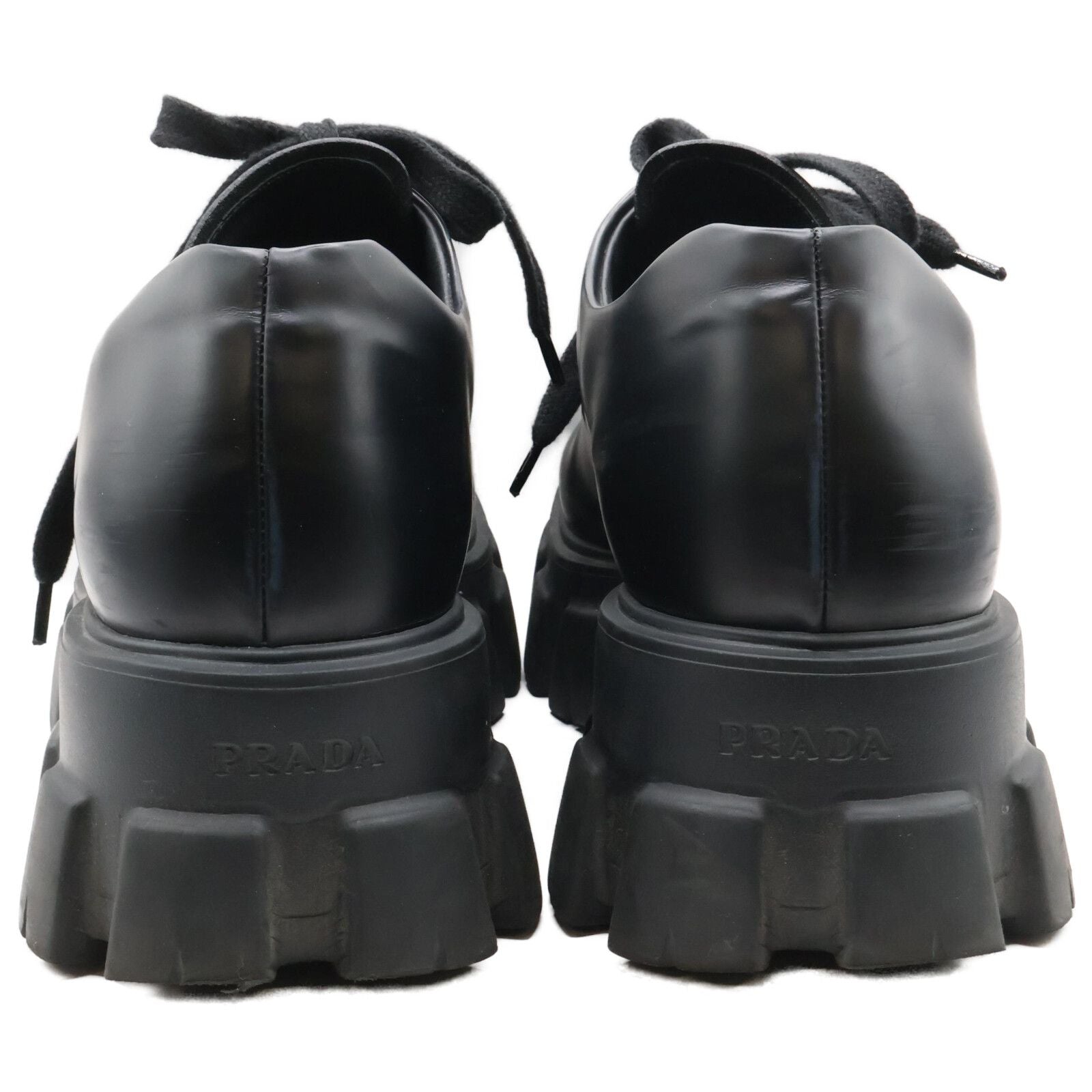 Prada Monolith Platform Derby Shoes — view 5