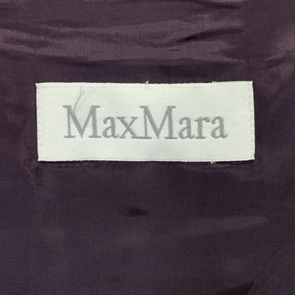 Max Mara Angora Wine Red White Tag Set 42 — view 4