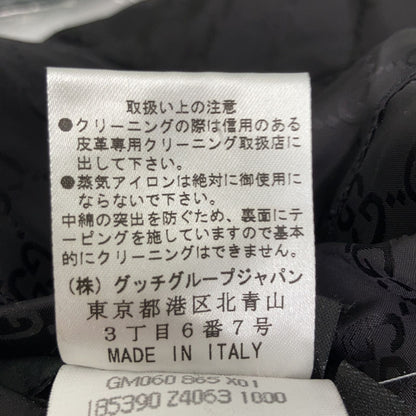 Gucci Black GG Pattern Reversible Down Jacket 46 — view 7