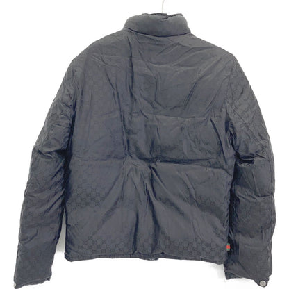 Gucci Black GG Pattern Reversible Down Jacket 46 — view 2