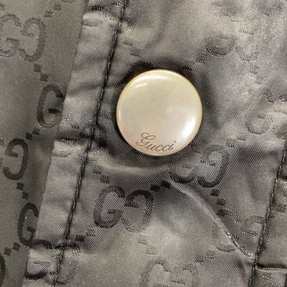 Gucci Black GG Pattern Reversible Down Jacket 46 — view 9