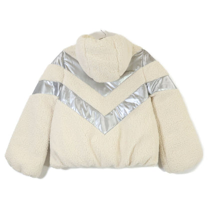 Moncler Cabourg Fleece Hoodie Down Jacket — view 2