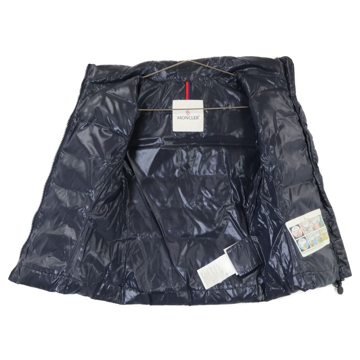 Moncler Down Jacket Navy — view 3