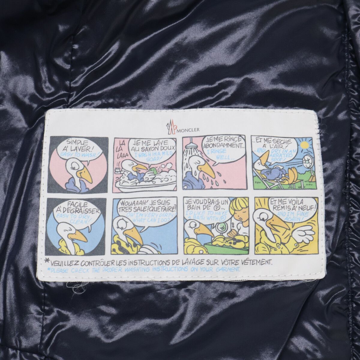 Moncler Down Jacket Navy — view 5