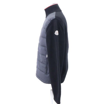 Moncler Tricot Cardigan Knit Down Contrast Zip Up Jacket — view 2