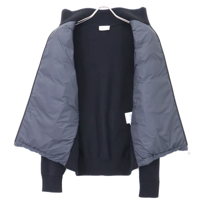 Moncler Tricot Cardigan Knit Down Contrast Zip Up Jacket — view 4
