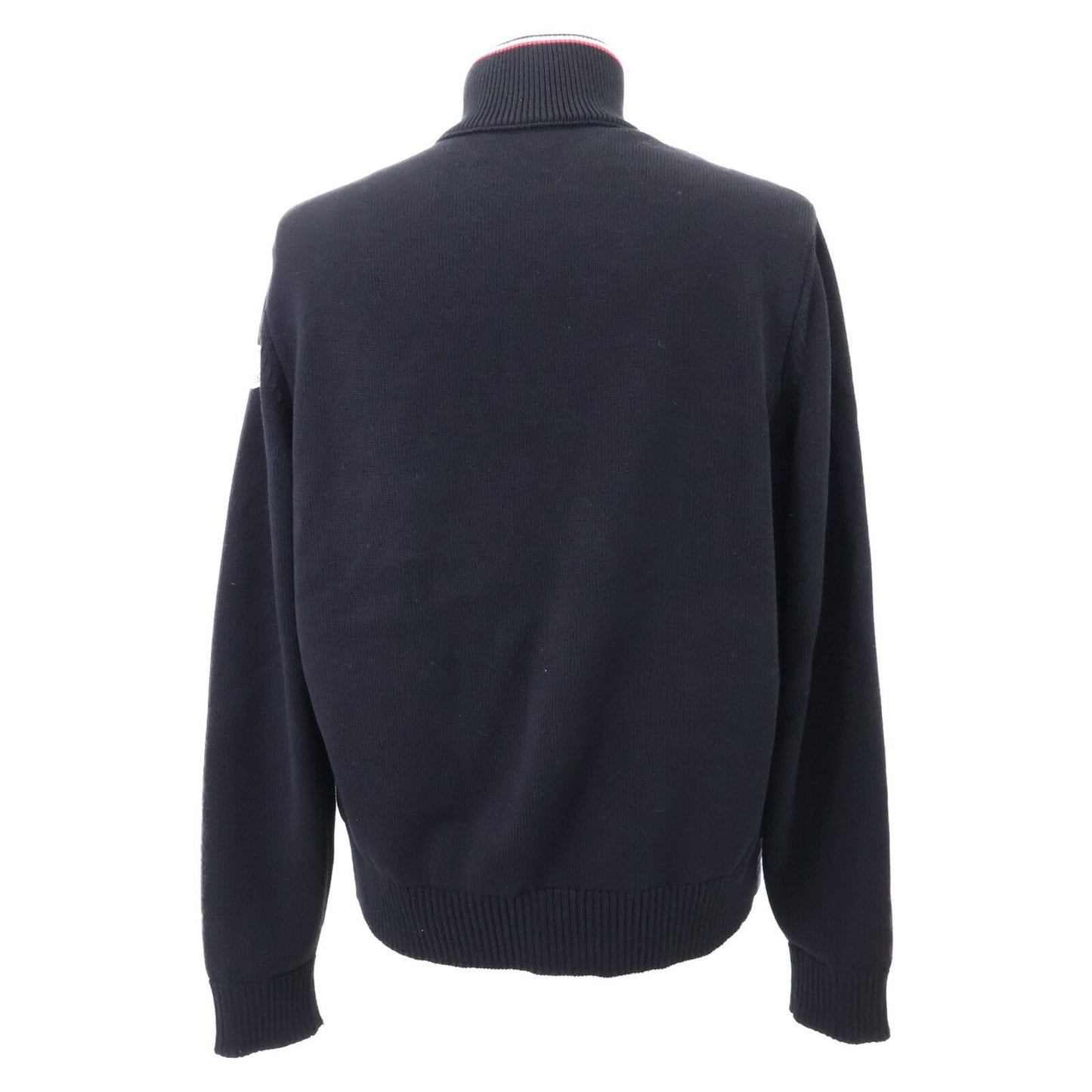 Moncler Tricot Cardigan Knit Down Contrast Zip Up Jacket — view 3
