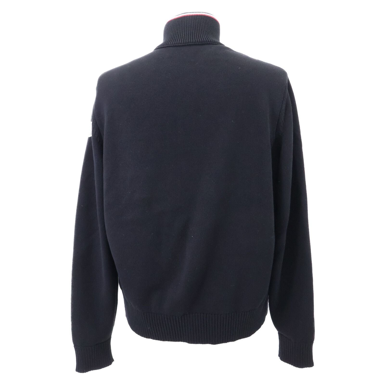 Moncler Tricot Cardigan Knit Down Contrast Zip Up Jacket — view 3
