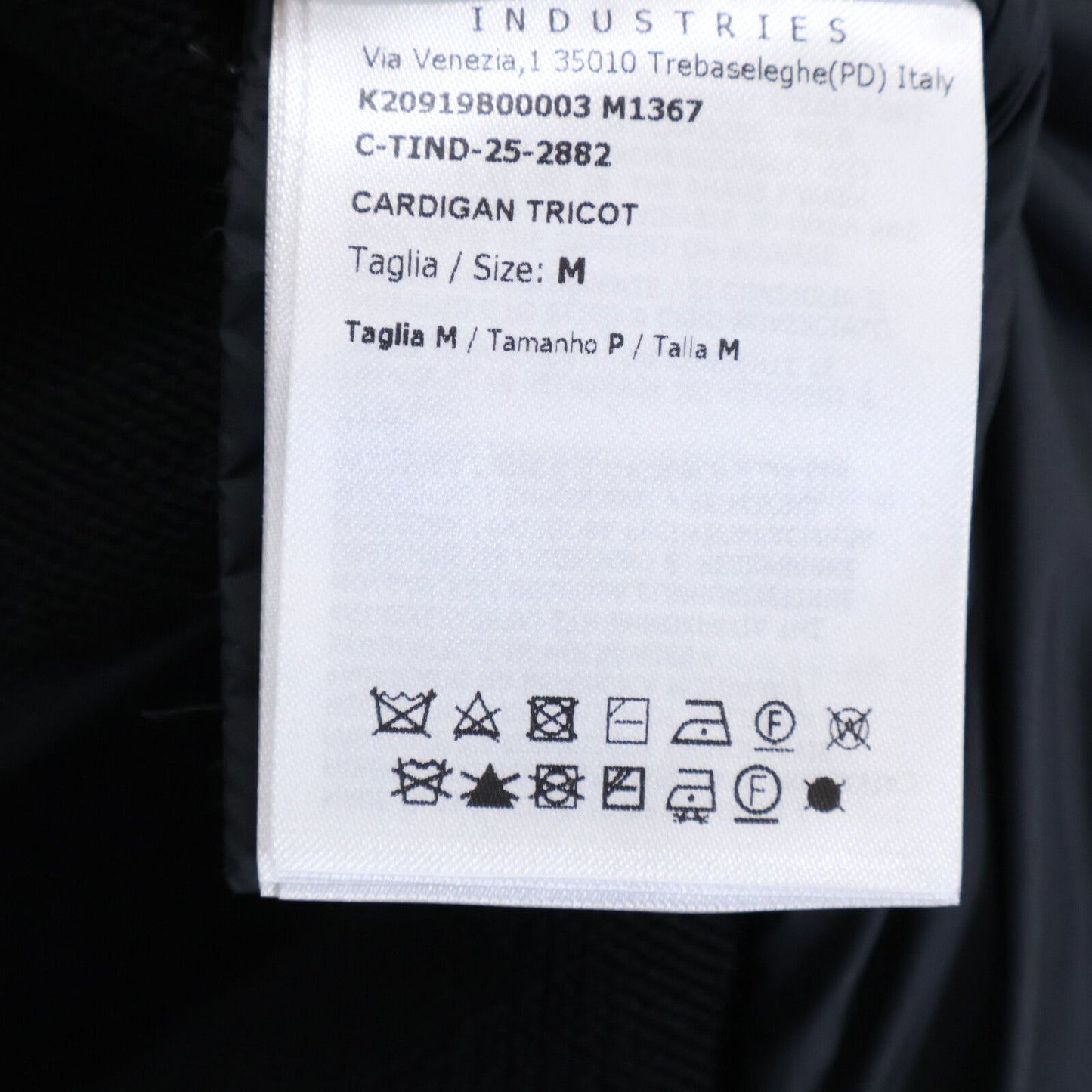 Moncler Tricot Cardigan Knit Down Contrast Zip Up Jacket — view 6