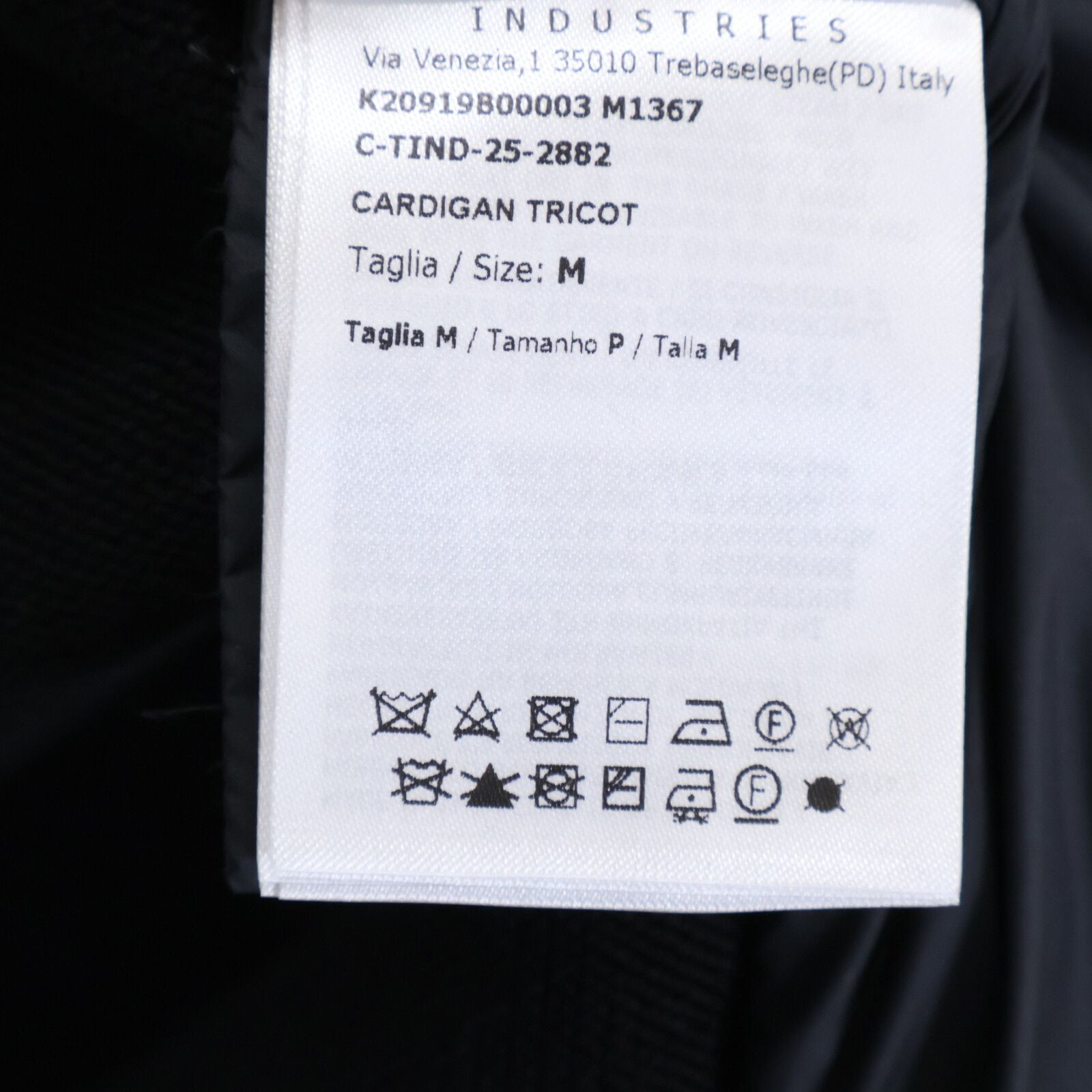 Moncler Tricot Cardigan Knit Down Contrast Zip Up Jacket — view 6