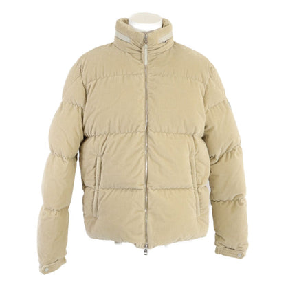 Moncler Besbre Beige Corduroy Patted Down Jacket