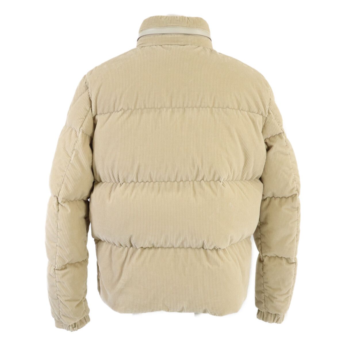 Moncler Besbre Beige Corduroy Patted Down Jacket — view 3