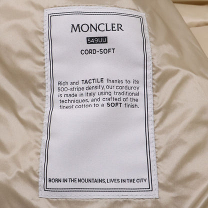 Moncler Besbre Beige Corduroy Patted Down Jacket — view 6