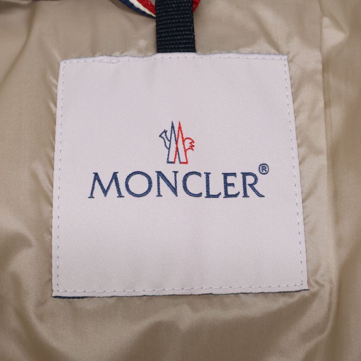 Moncler Besbre Beige Corduroy Patted Down Jacket — view 5