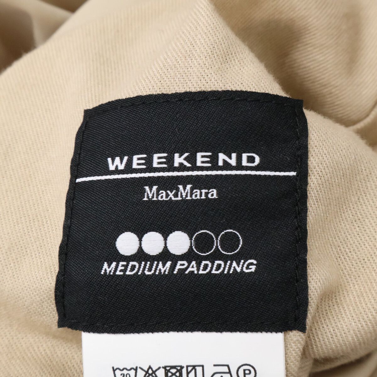 Max Maraweekend Beige Reversible Medium Padding Down Coat 46 — view 6