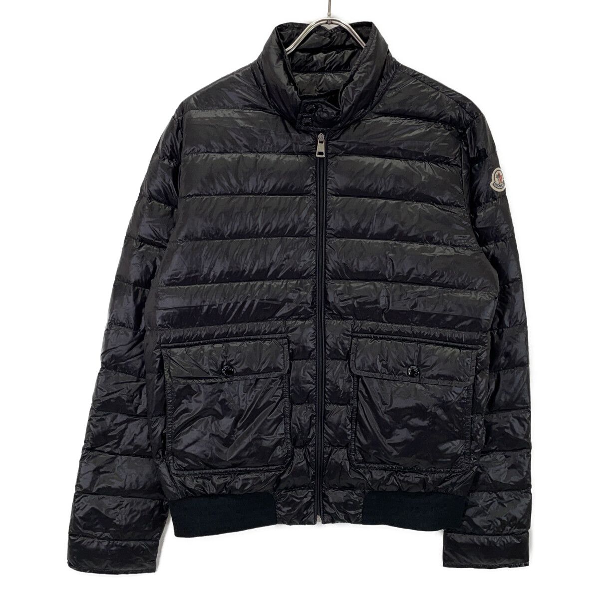 Moncler Black Delon Light Down Jacket