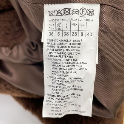 Max Maraweekend Brown Wool Blend Teddy Bear Coat 40 — view 6