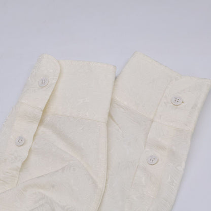 Louis Vuitton Tcn Silk Cotton Jacquard Monogram Long Sleeve Shirt 37 — view 6