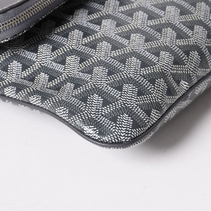 Goyard Folding Clutch Saint Marie MM Herringbone Pattern Gray — view 6