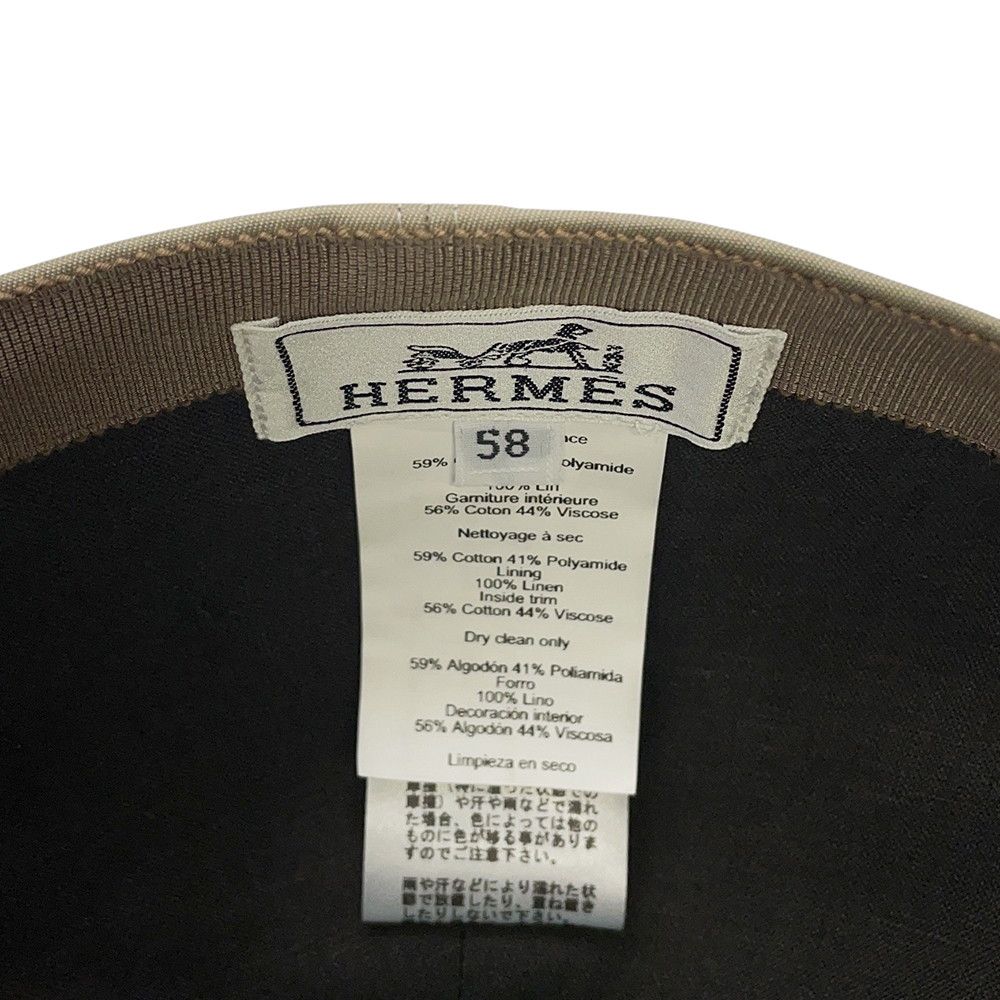Hermes Cap Riley Cotton 58 — view 8