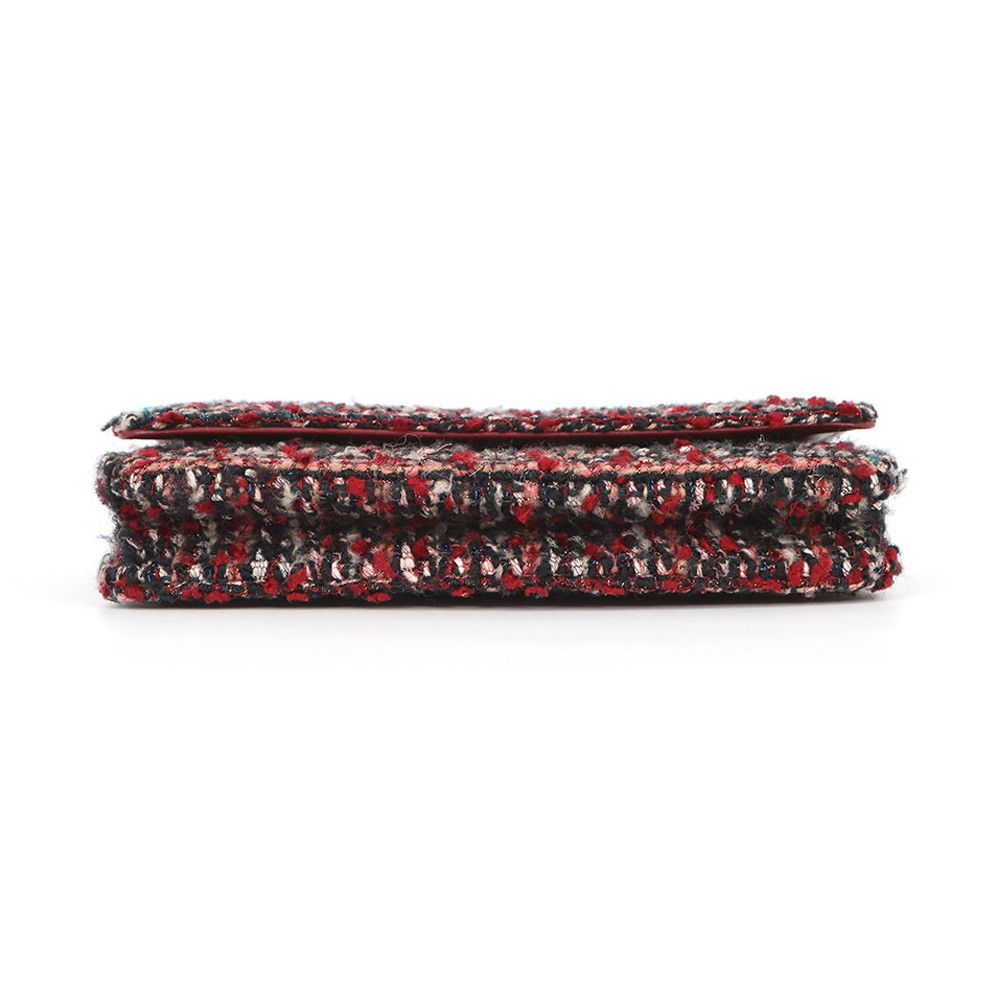 Chanel Chain Wallet Tweed Acorn Charm — view 3