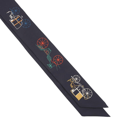 Hermes Scarf Twill Longa Toe Be Roulis Nne a Toute Berline Silk FW — view 4