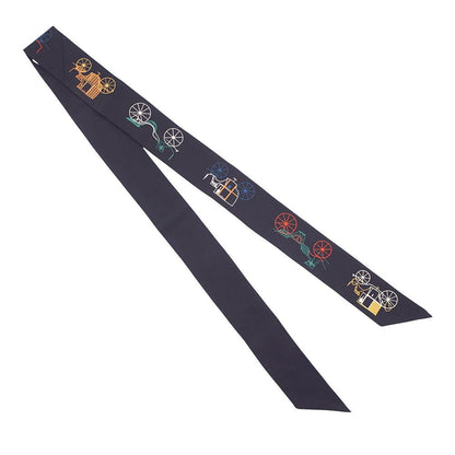 Hermes Scarf Twill Longa Toe Be Roulis Nne a Toute Berline Silk FW — view 3