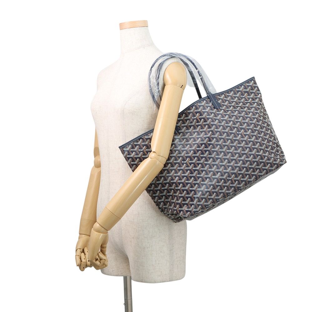 Goyard Tote Saint Louis PM Herringbone with Pouch — view 4