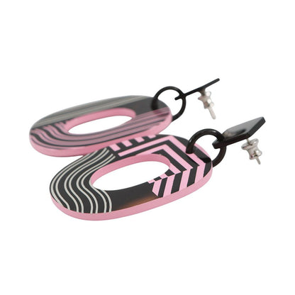 Hermes Earrings Issum Line Buffalo Horn — view 2