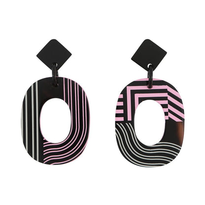 Hermes Earrings Issum Line Buffalo Horn