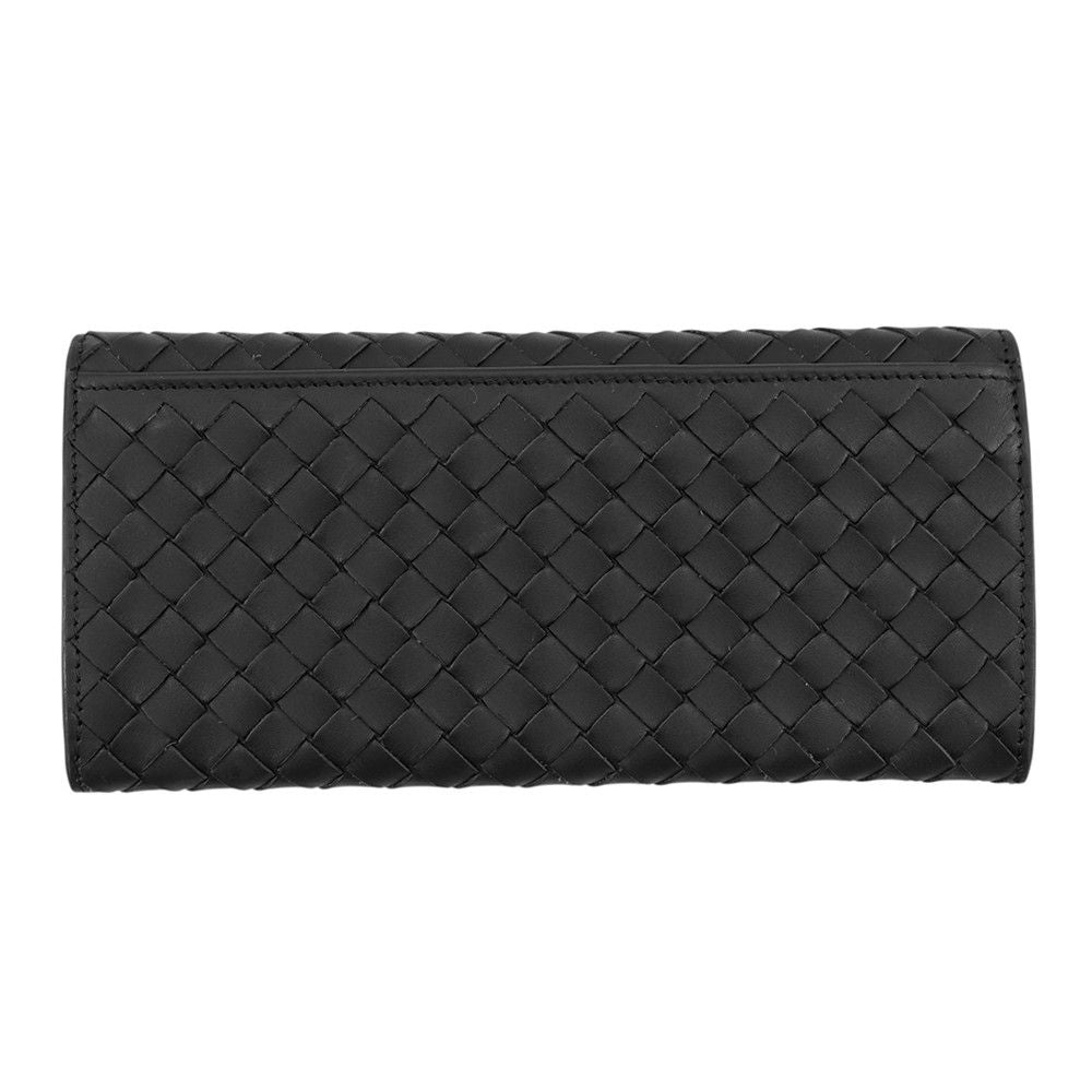 Bottega Veneta Wallet Intrecciato Leather Black — view 3