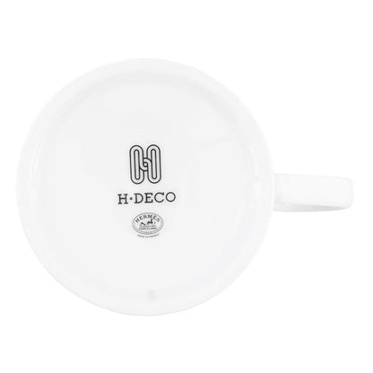 Hermes Mug Deco Ash Tableware White Black — view 5