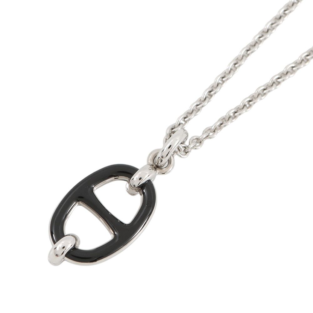 Hermes Pendant Mini Maillon PM Black