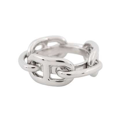Hermes Scarf Ring 90 Legato Chaine D'ancre Carre Metal — view 2