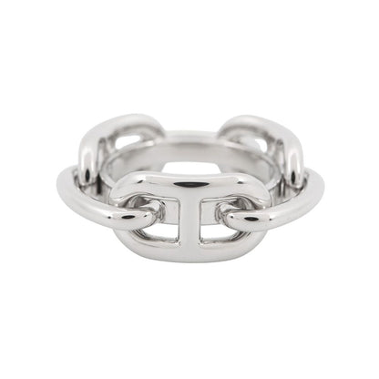 Hermes Scarf Ring 90 Legato Chaine D'ancre Carre Metal — view 3