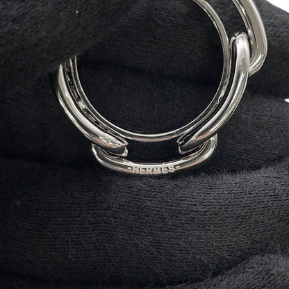 Hermes Scarf Ring 90 Legato Chaine D'ancre Carre Metal — view 4