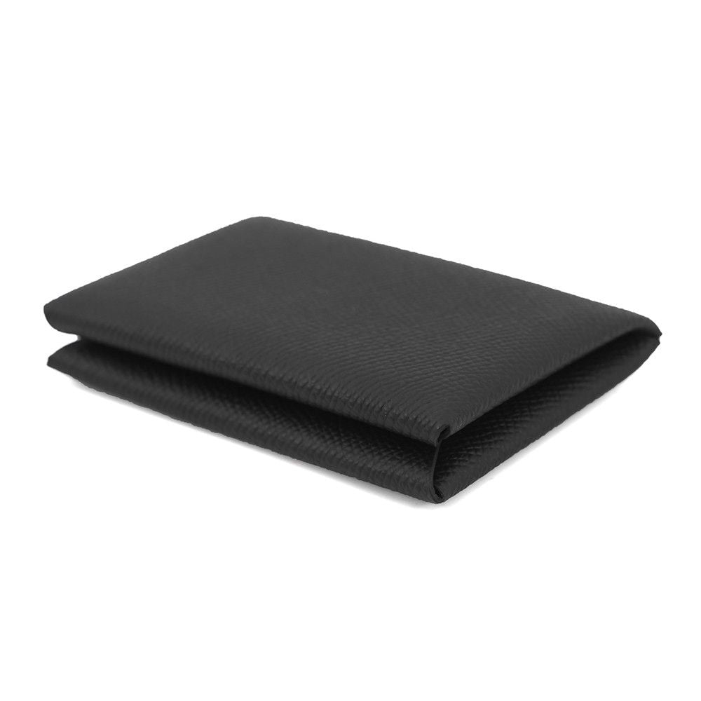 Hermes Card Case Calvi Black Epsom Business Holder — view 2