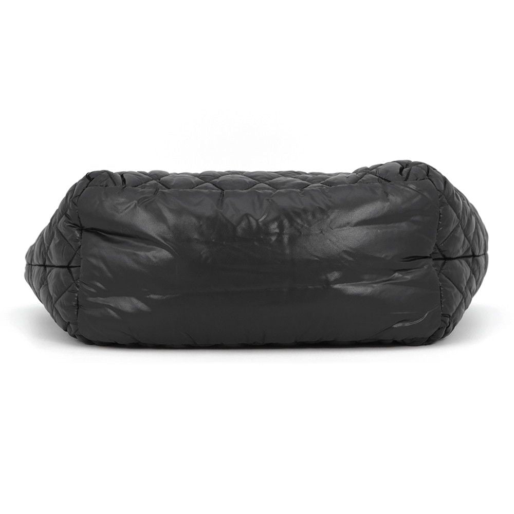 Chanel Tote Quilted CC Logo Cococo Small Nylon Black — view 3