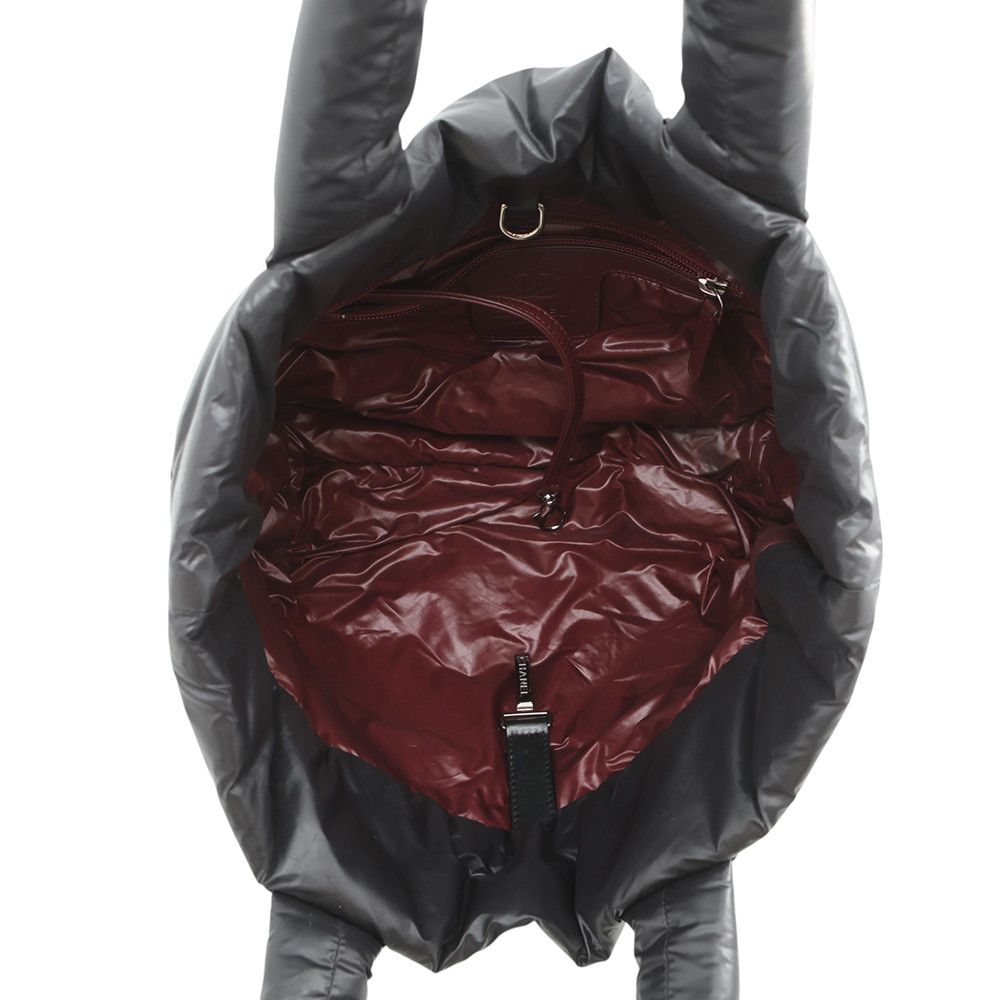 Chanel Tote Quilted CC Logo Cococo Small Nylon Black — view 5