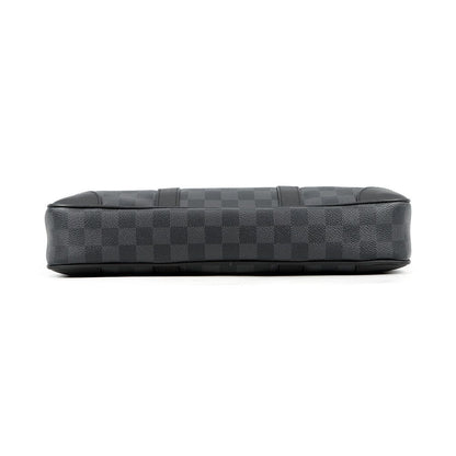 Louis Vuitton Business Bag Damier Graphite Porte Documents Voyage Black — view 3